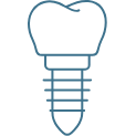 icon of dental implant